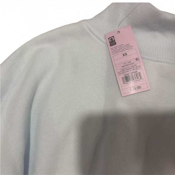 Wild Fable Sky Blue‎ Mock Neck Sweatshirt - Picture 3 of 4